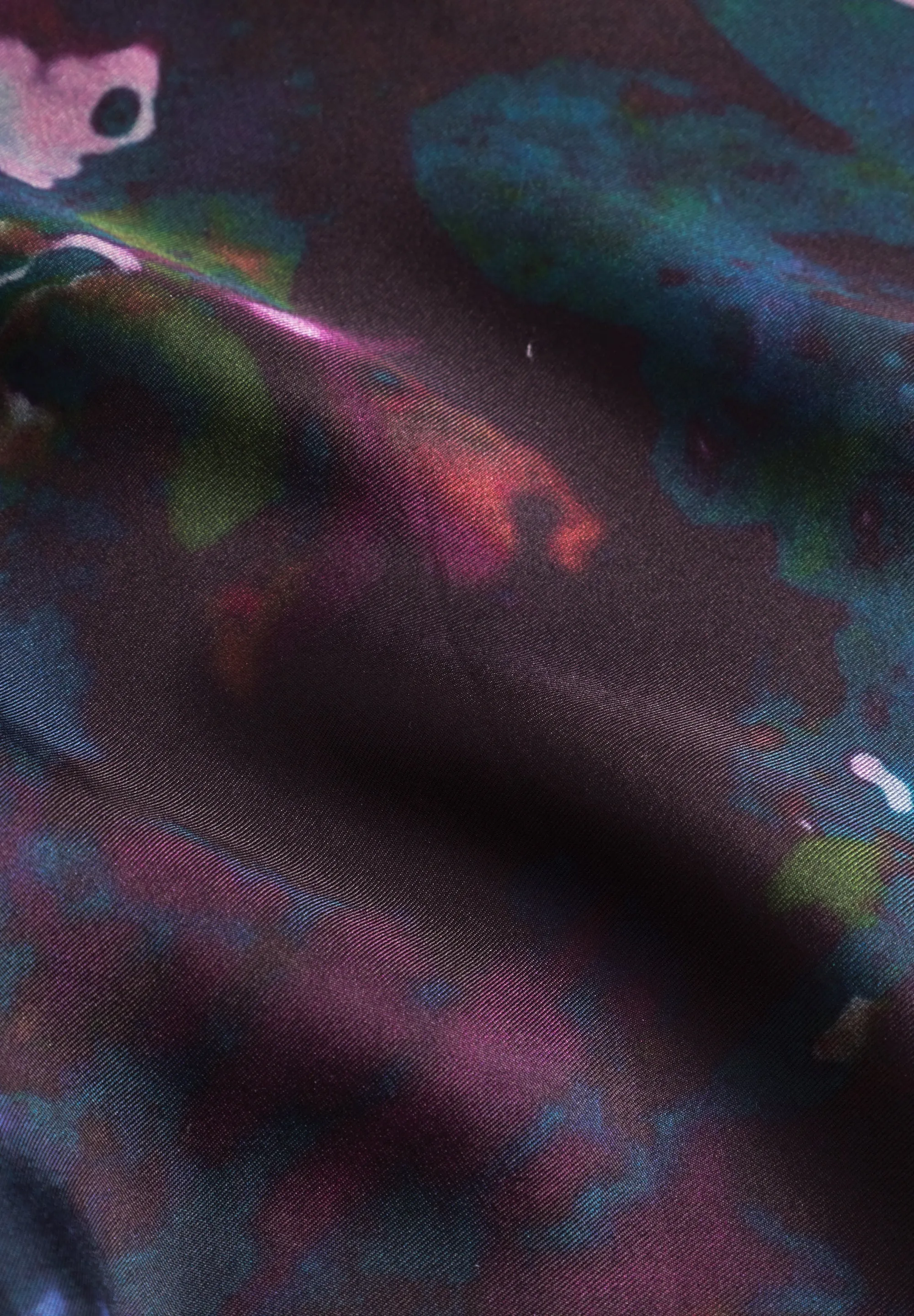 Faded Flowers Silk Printed Scarf