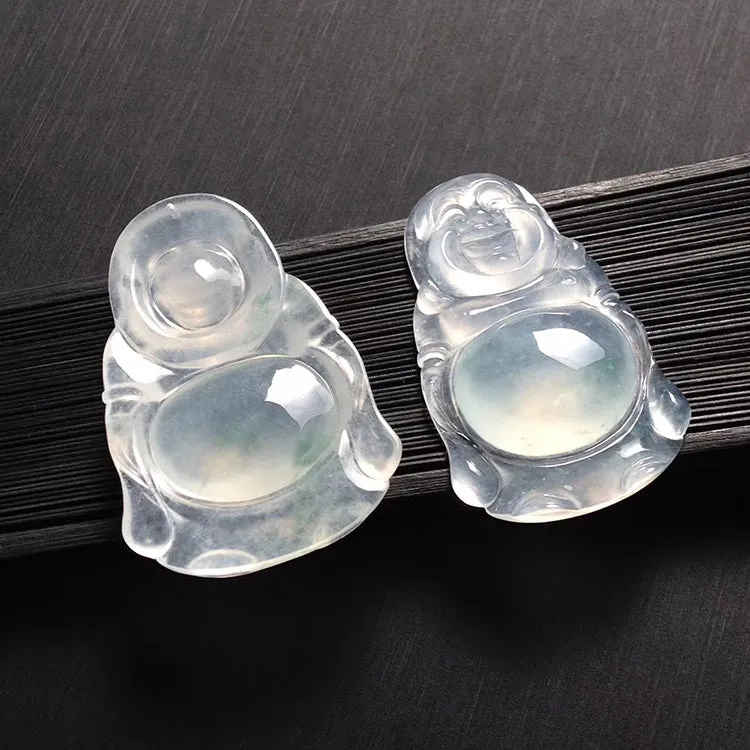 Natural Jade Pendant Jadeite Buddha Pendant PT514