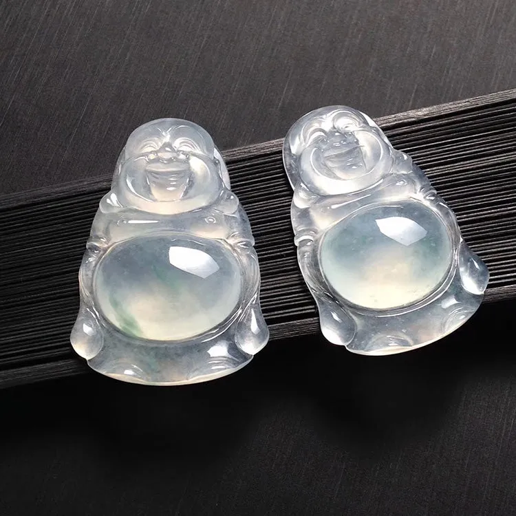 Natural Jade Pendant Jadeite Buddha Pendant PT514