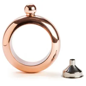 Rose Gold Bangle Flask