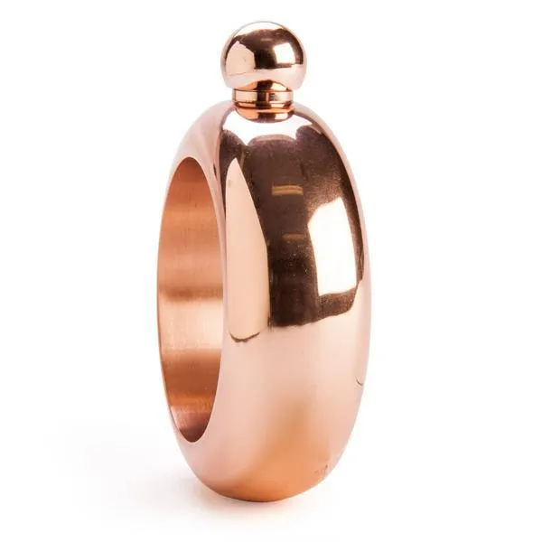 Rose Gold Bangle Flask