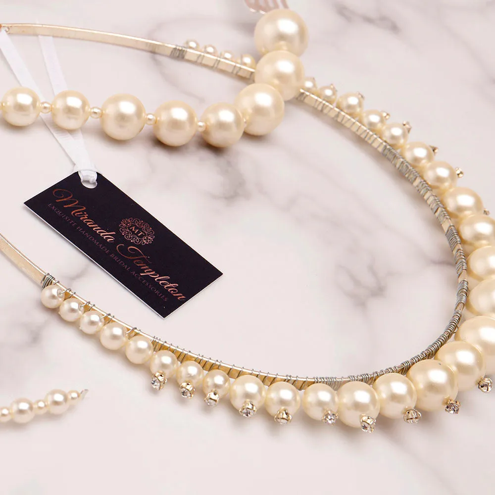 Saskia Bridal Headband