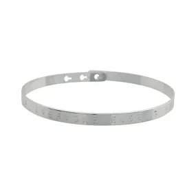 Silver Be Yourself, Everyone Else is Already Taken Bracelet