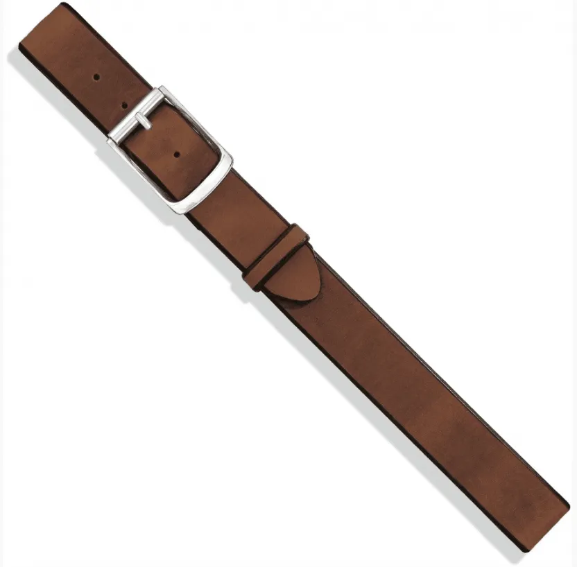 Tony Lama Men's Brown Billy Bob Leather Belt C41319